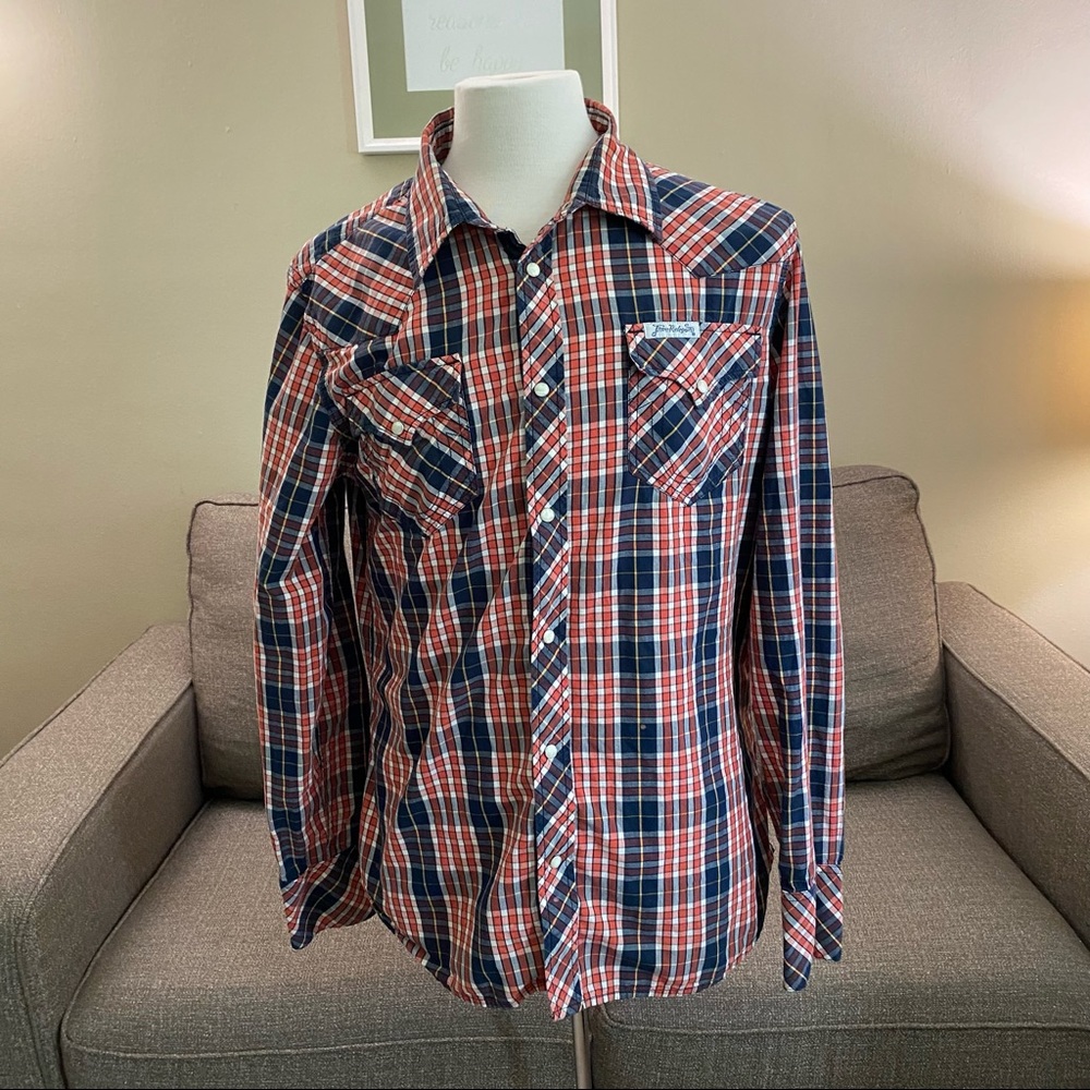 True Religion Patriotic Snap Button Up - Men's XL